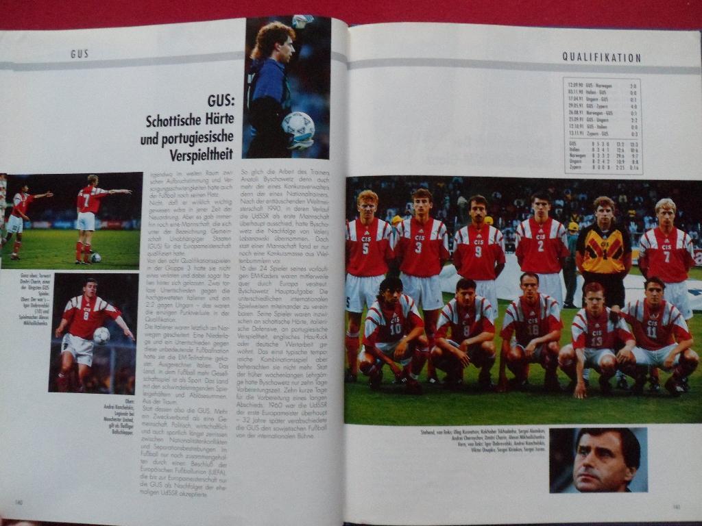 фотоальбом. Чемпионат Европы по футболу 1992 (с фото всех команд) уценка! 1