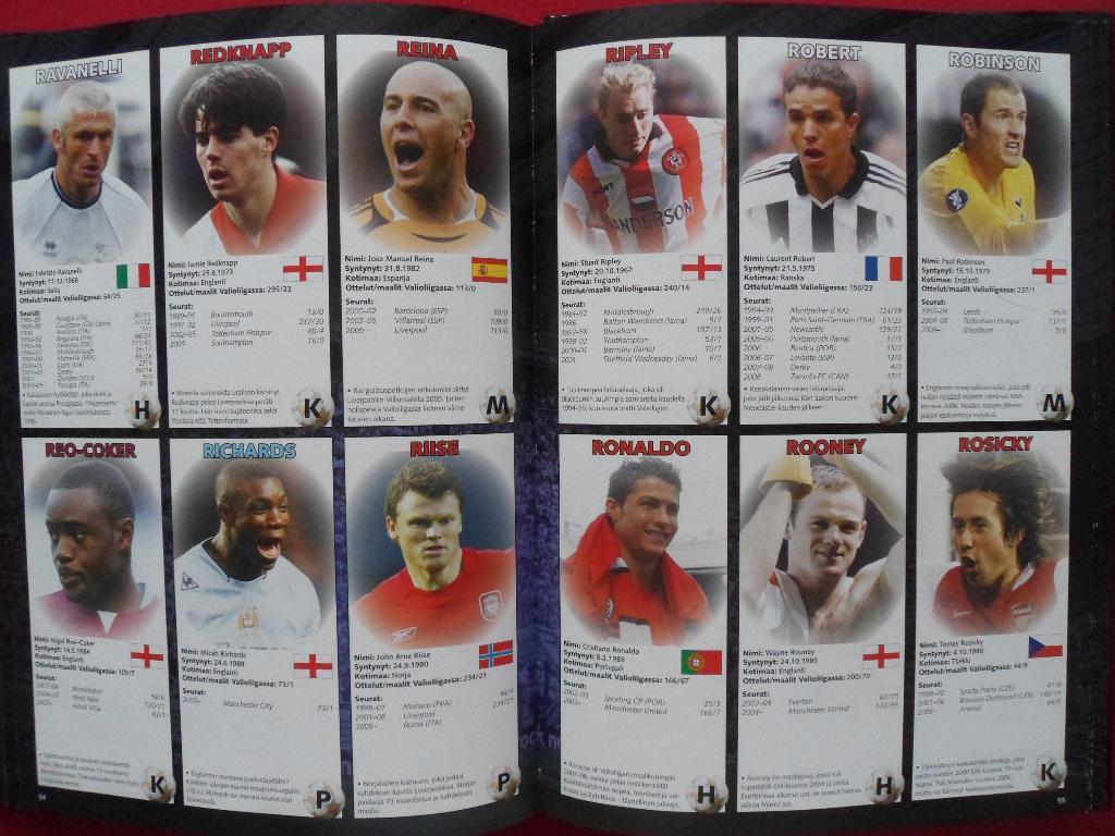 фотоальбом Звезды английской премьер-лиги (1992-2008) 2
