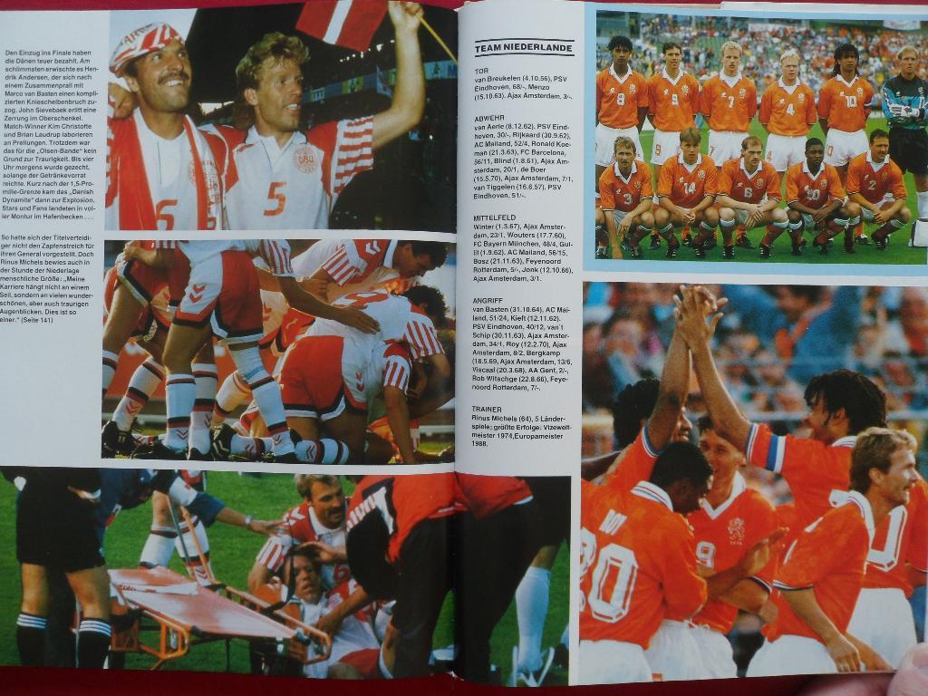 фотоальбом Чемпионат Европы по футболу 1992 + постер сб. Германии 2