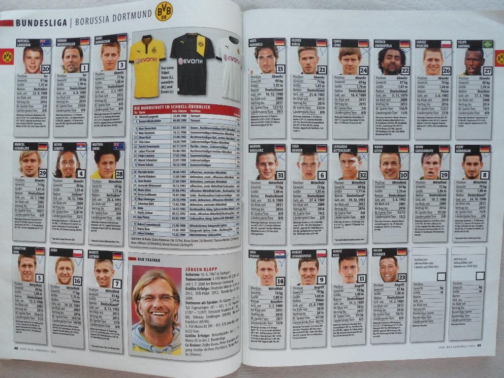 журнал Sport-Bild - бундеслига 2012/2013 (большие постеры всех команд) 6
