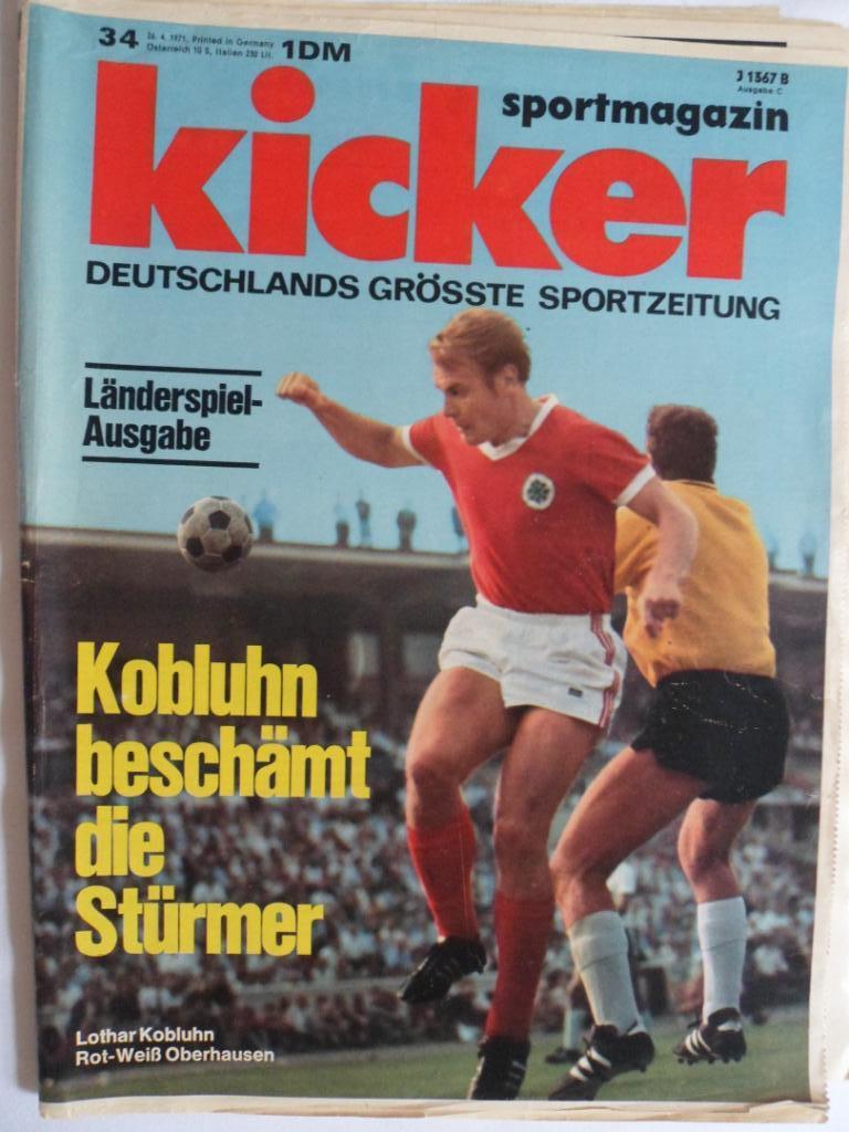 журнал Kicker № 34 (1971)