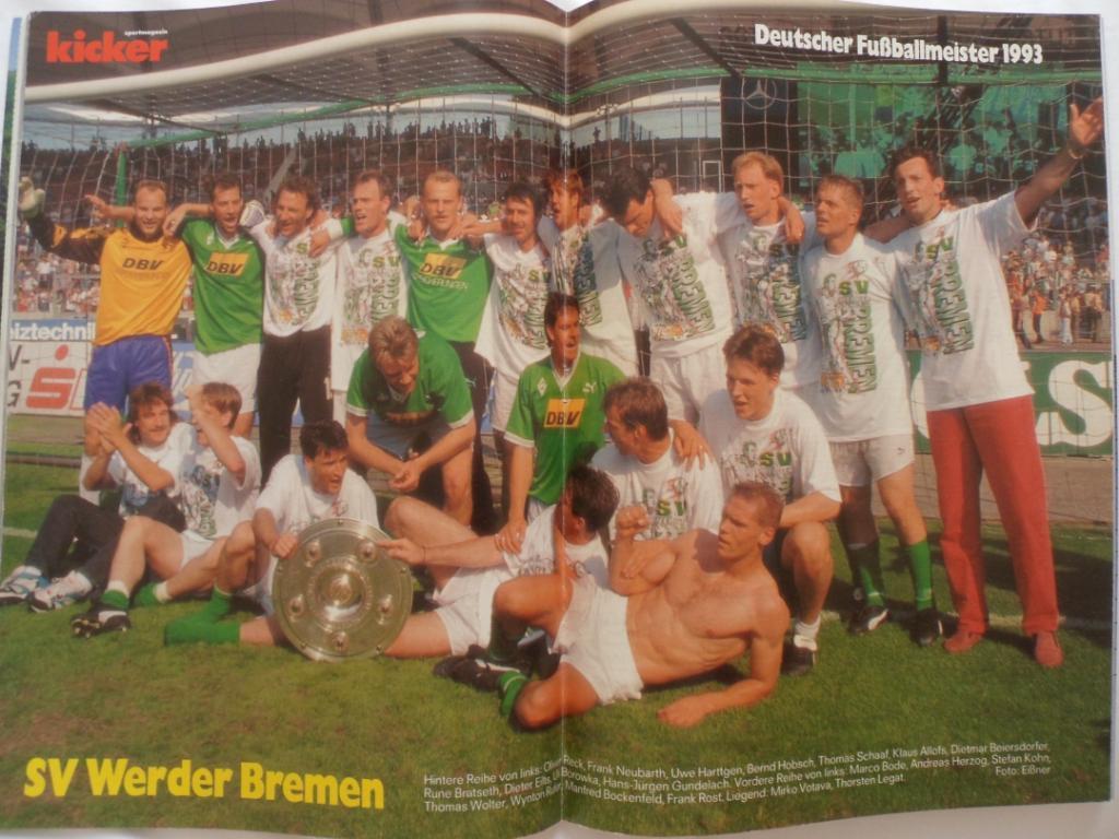 Kicker (спецвыпуск) Бундеслига 1993-94 1