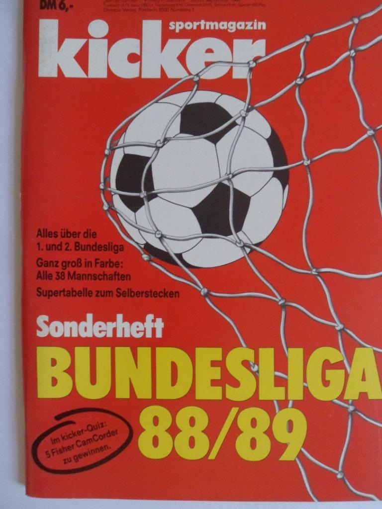 Kicker (спецвыпуск) Бундеслига 1988-89