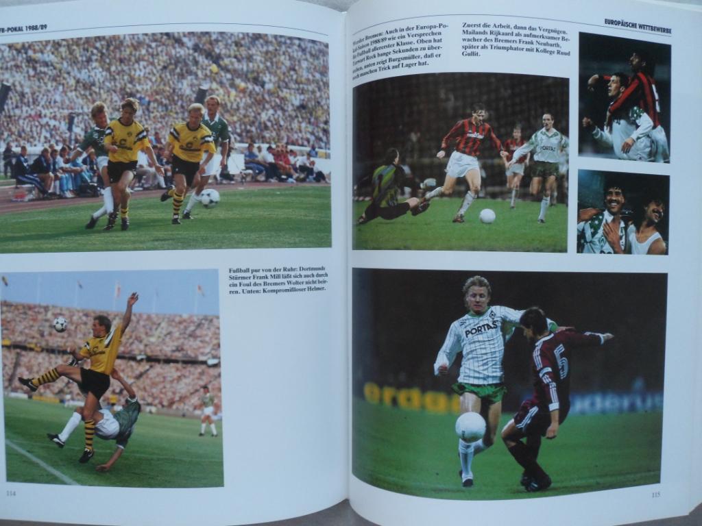 Ежегодник Kicker Сезон 1989-1990 гг. футбол 4