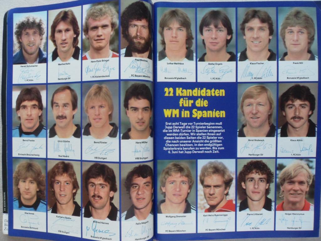 Kicker (спецвыпуск) Чемпионат мира 1982 г.+ большой постер 1
