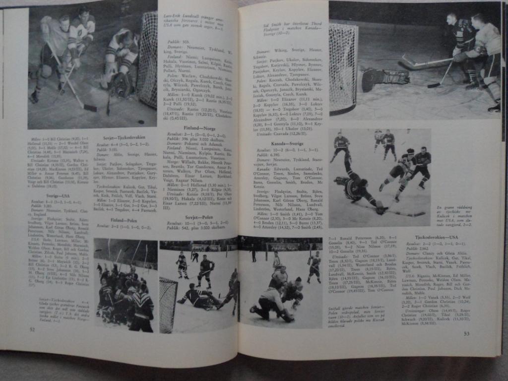 книга-фотоальбом История шведского хоккея 1958 г. 6
