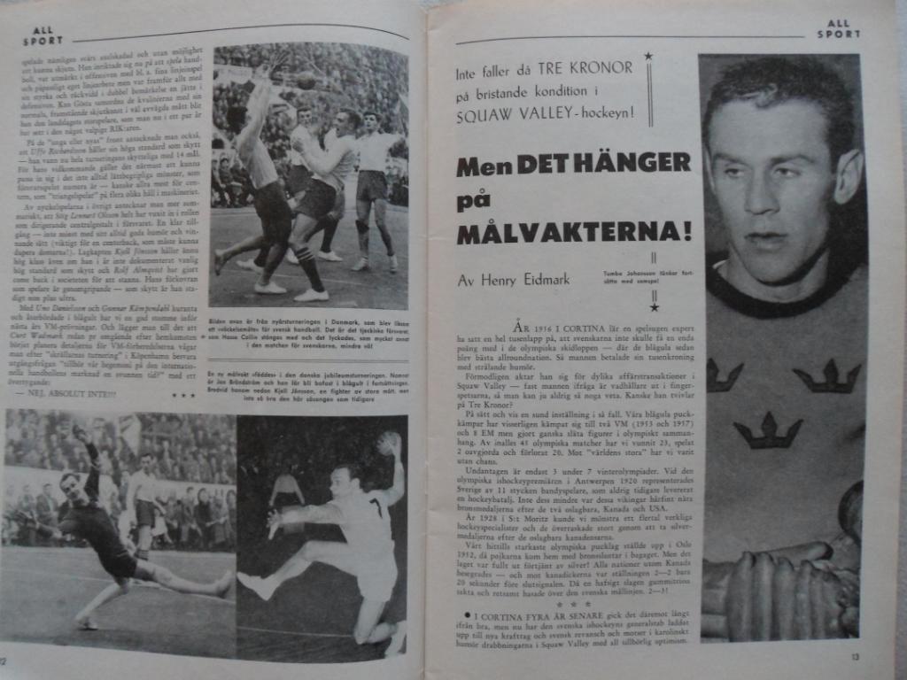 журнал Спорт (Швеция) № 2 (1960 г.) 5