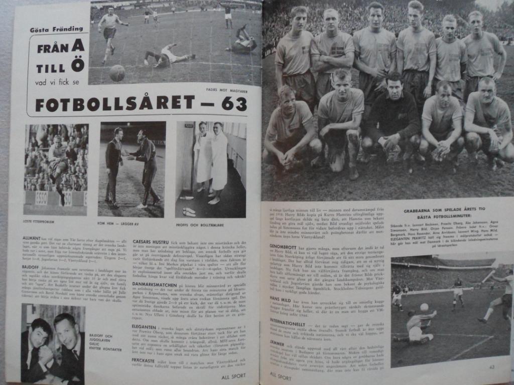 журнал Спорт (Швеция) № 1 (1964 г.) 1