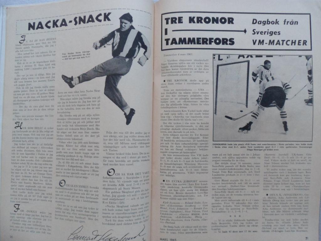 журнал Спорт (Швеция) № 3 (1965 г.) 6