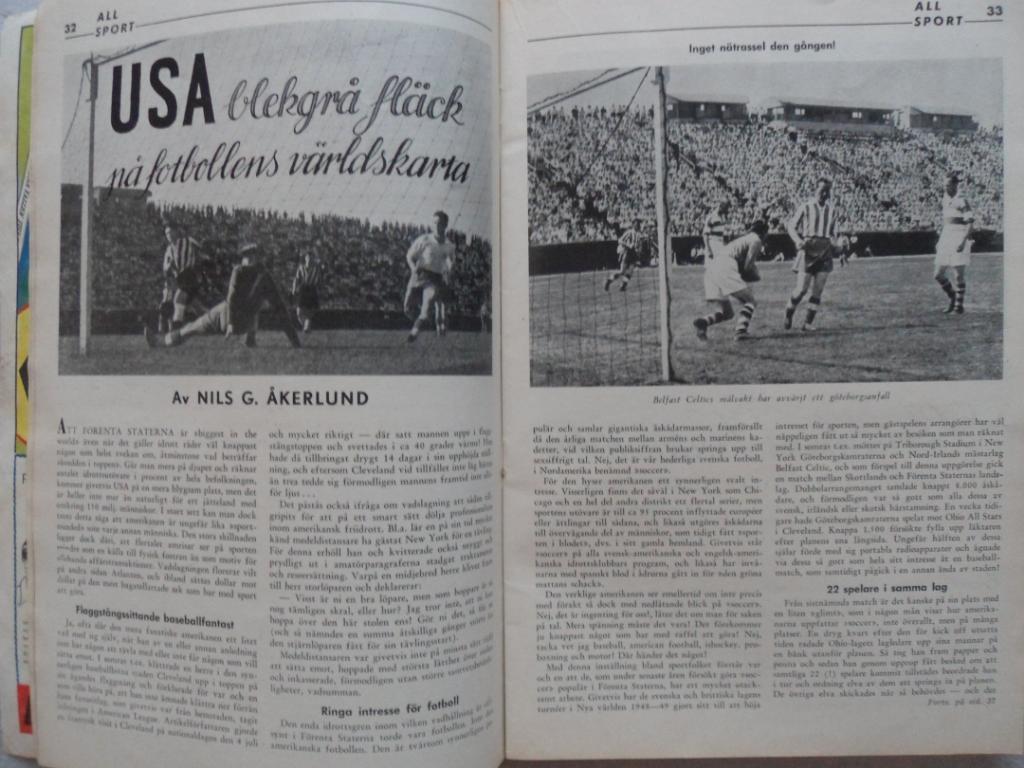 журнал Спорт (Швеция) № 1 (1950 г.) 3