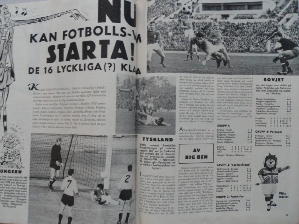 журнал Спорт (Швеция) № 1 (1966 г.) 1