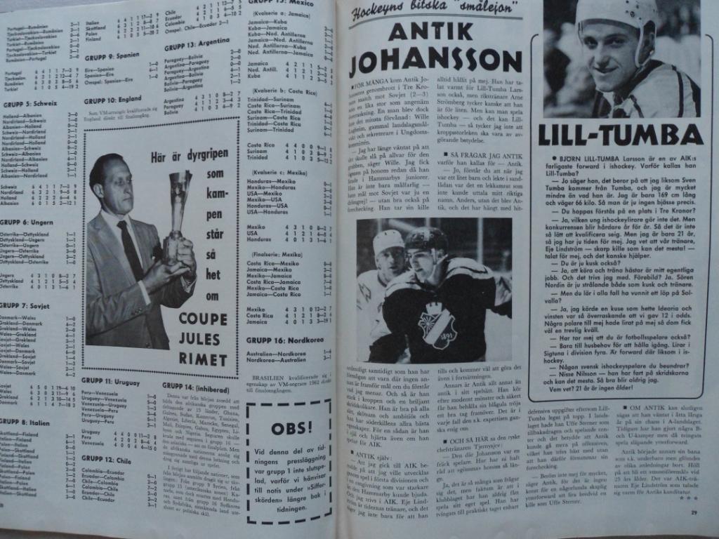 журнал Спорт (Швеция) № 1 (1966 г.) 2