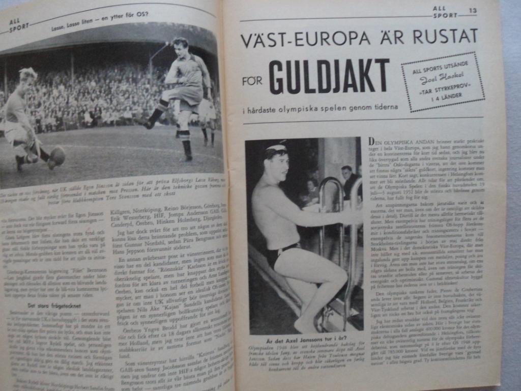 журнал Спорт (Швеция) № 6 (1952 г.) 4