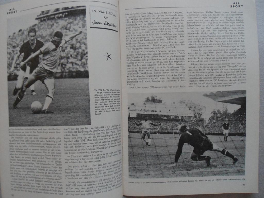 журнал Спорт (Швеция) № 5 (1958 г.) 6