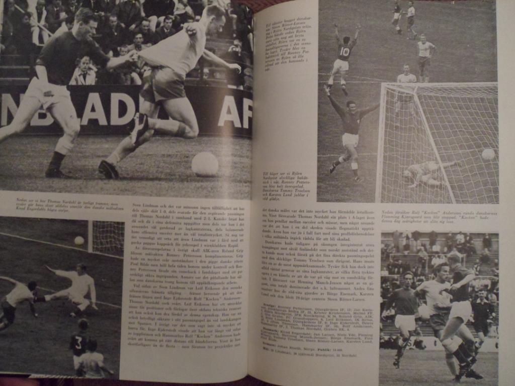книга-фотоальбом История шведского и мирового футбола 1968 г. 6
