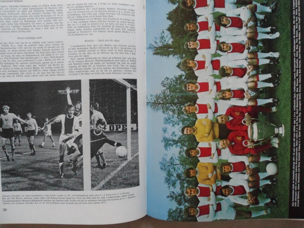 книга-фотоальбом История шведского и мирового футбола 1972 г. (2 постера) 2