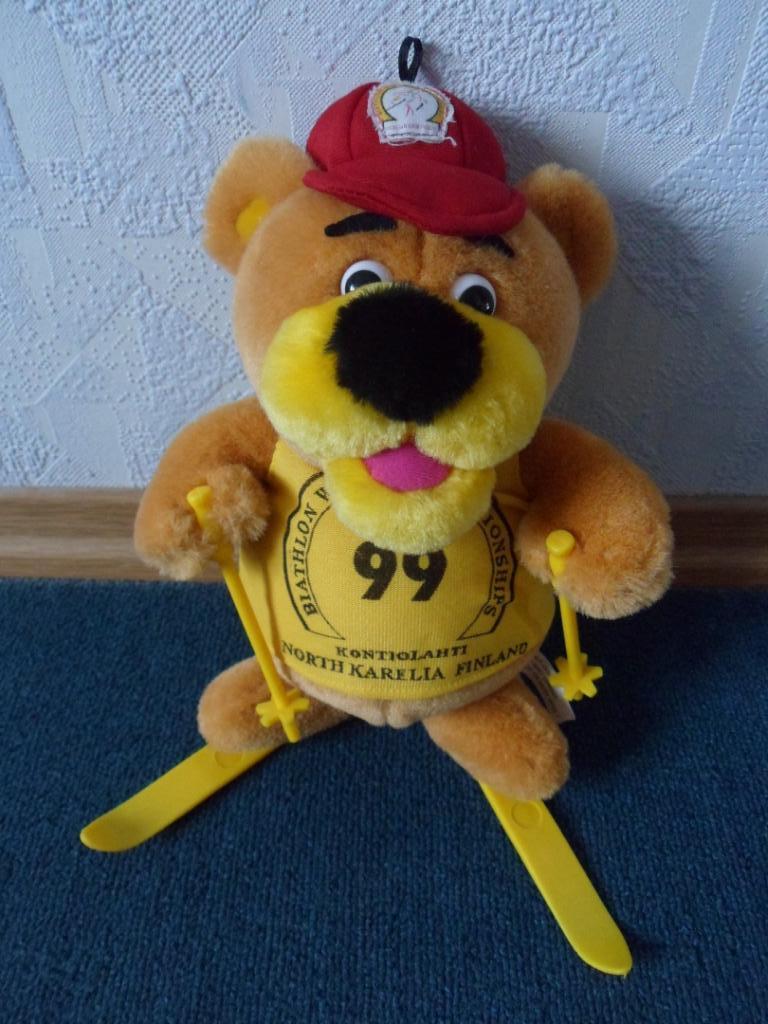 маскот игрушка-талисман Чемпионата мира по биатлону 1999 г.