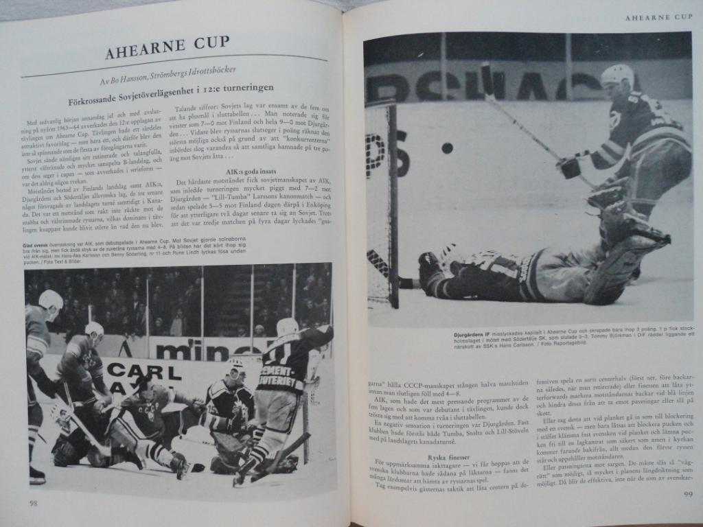 книга-фотоальбом История шведского хоккея 1964 г. 3