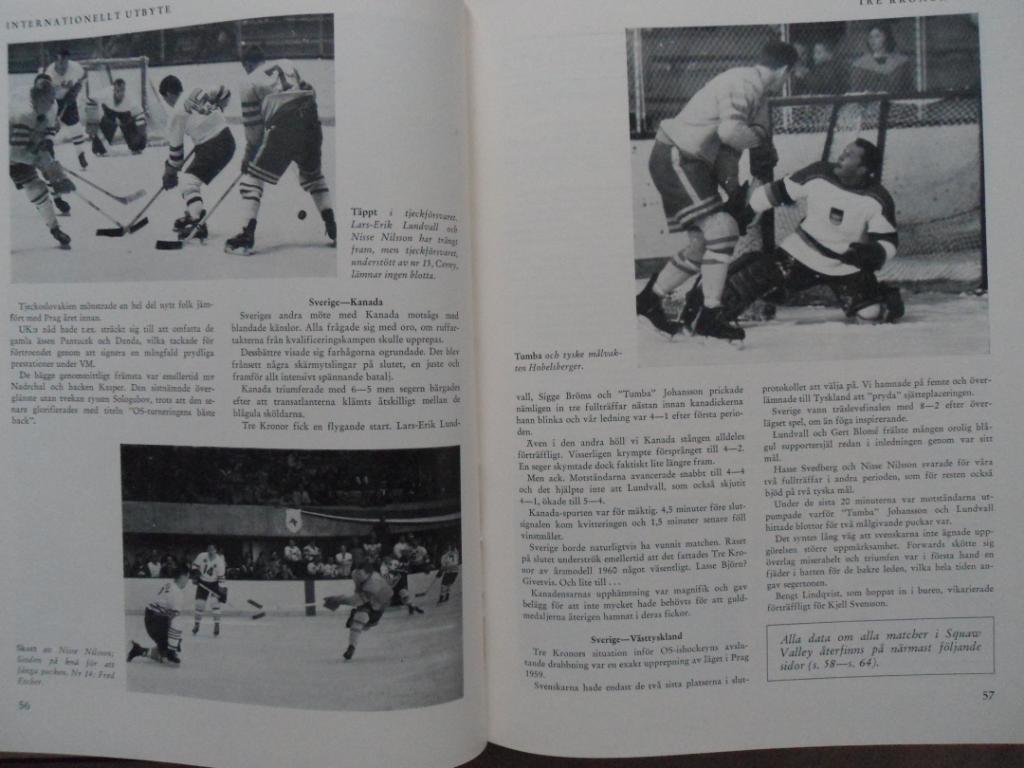 книга-фотоальбом История шведского хоккея 1960 г. 5
