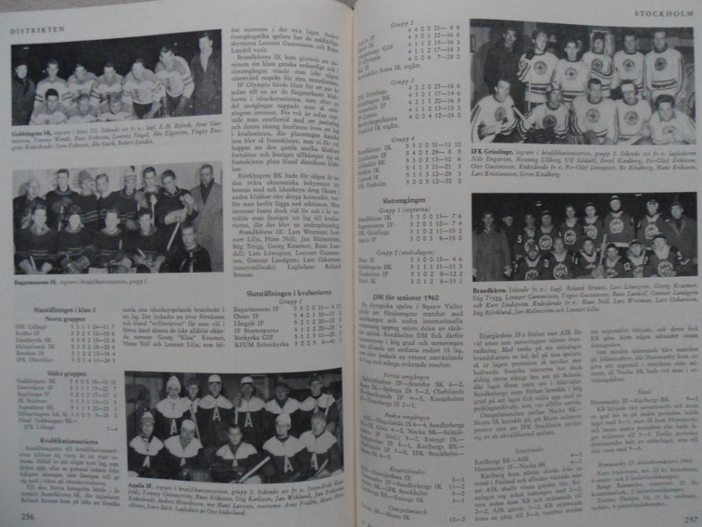 книга-фотоальбом История шведского хоккея 1960 г. 6
