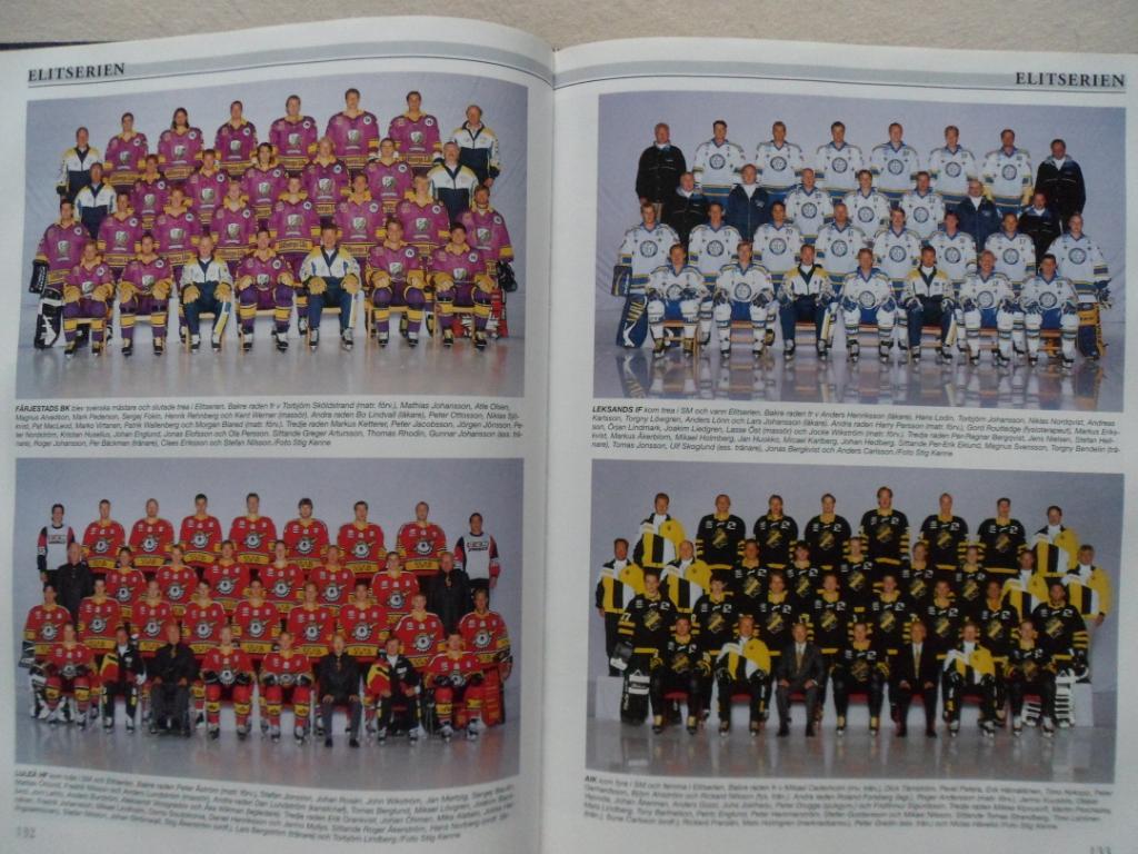 книга-фотоальбом История шведского хоккея 1997 г. 1