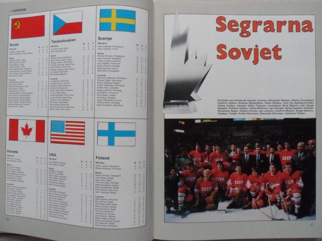 книга-фотоальбом История шведского хоккея 1981 г. 3