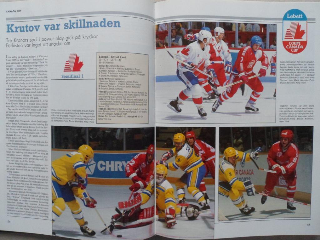 книга-фотоальбом История шведского хоккея 1987 г. 4