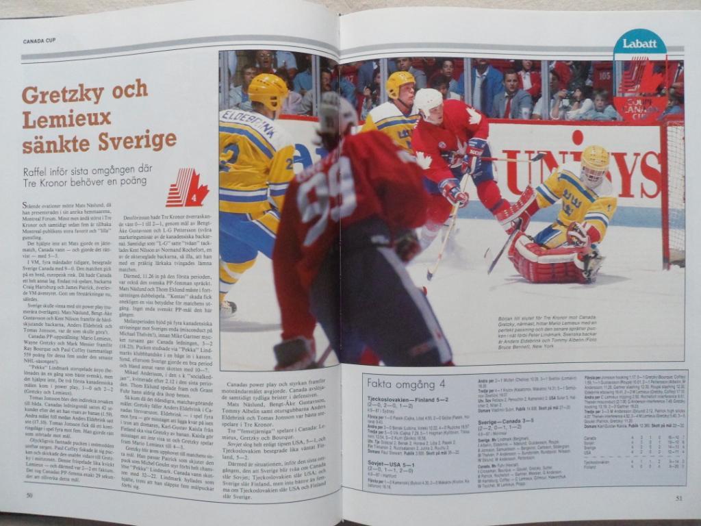книга-фотоальбом История шведского хоккея 1987 г. 5