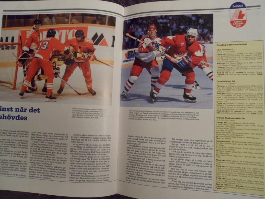книга-фотоальбом История шведского хоккея 1991 г. 5