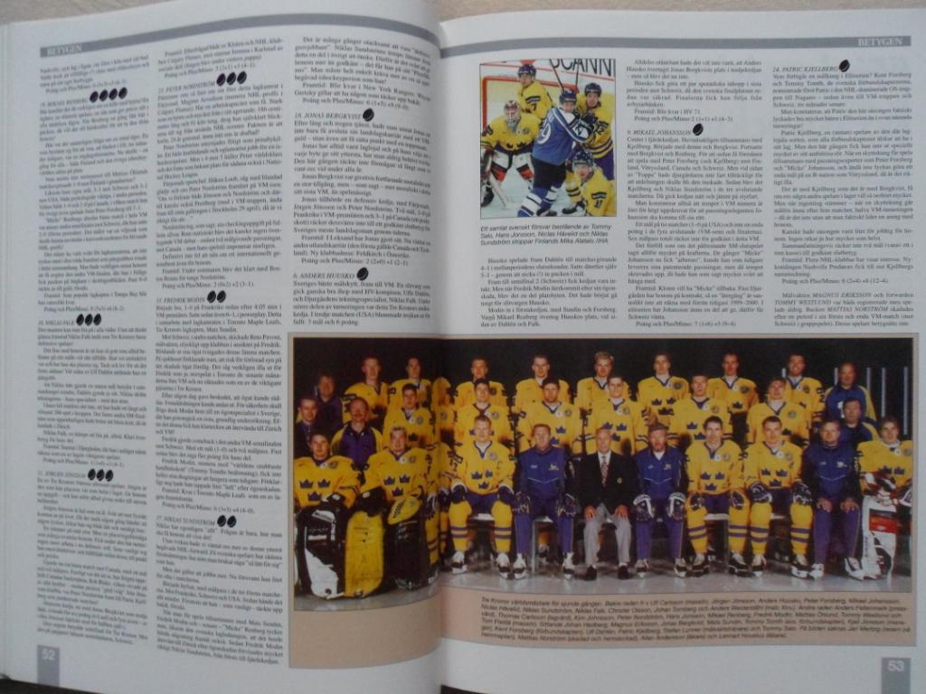 книга-фотоальбом История шведского хоккея 1998 г. 6