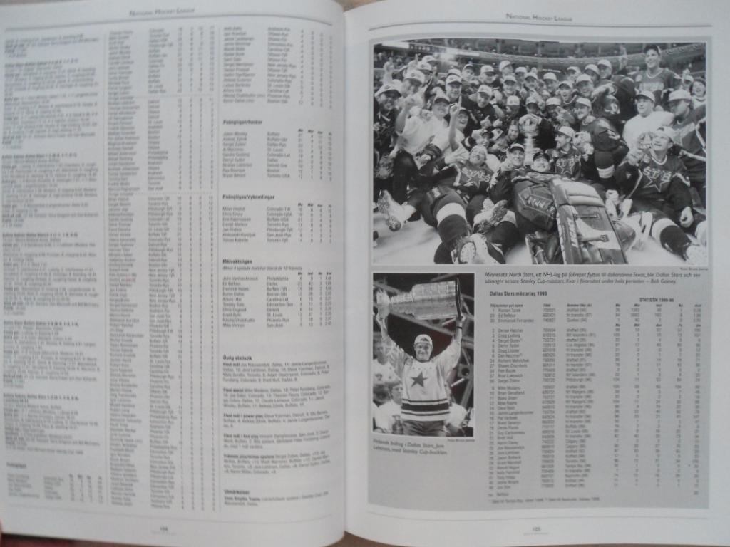 книга-фотоальбом История шведского хоккея 1999 г. 2