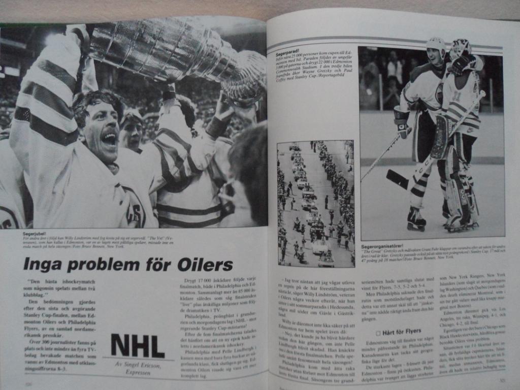 книга-фотоальбом История шведского хоккея 1985 г. 7