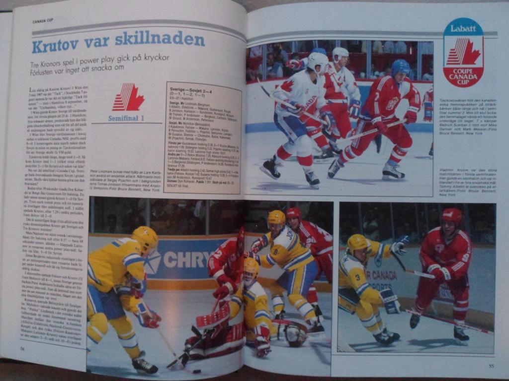 книга-фотоальбом История шведского хоккея 1987 г. 4