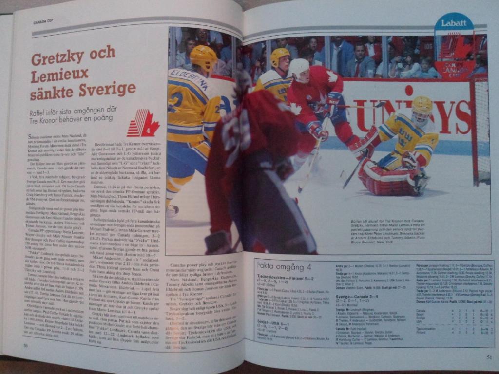 книга-фотоальбом История шведского хоккея 1987 г. 5