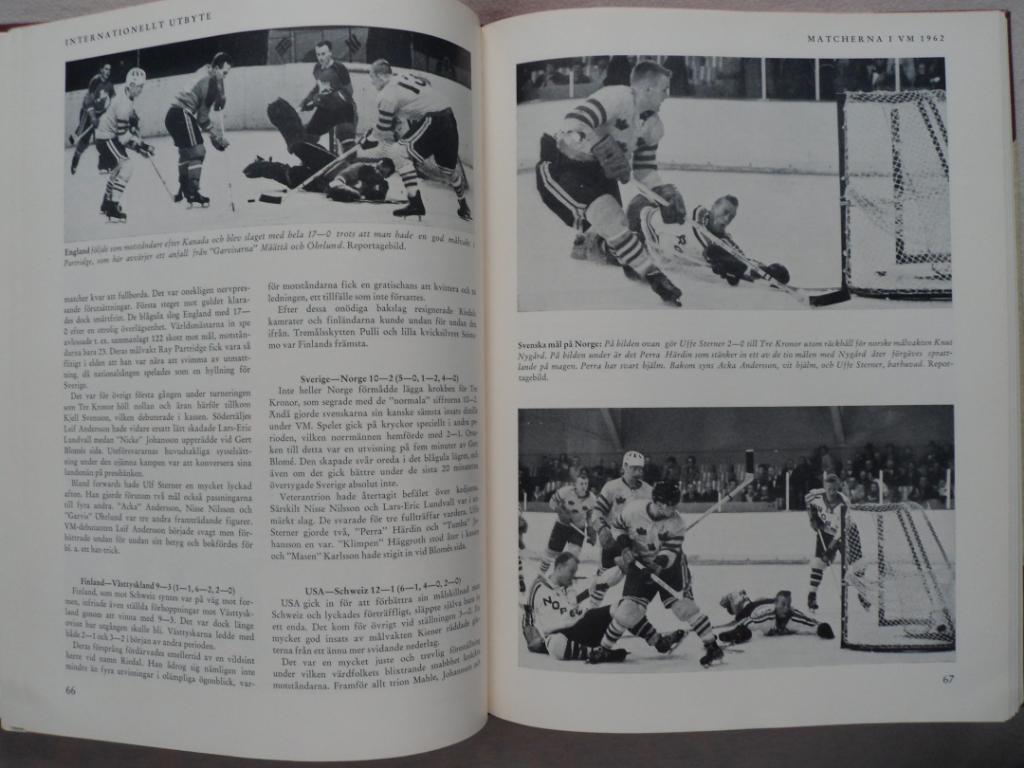книга-фотоальбом История шведского хоккея 1962 г. 1
