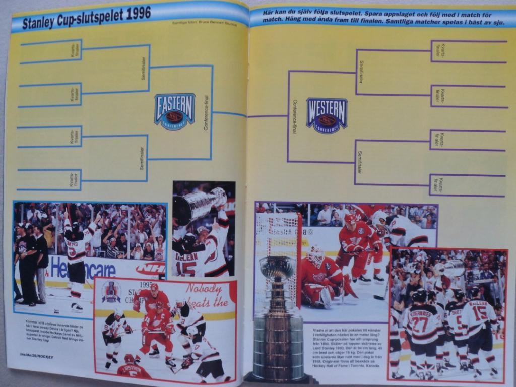 журнал Хоккей (inside Hockey) №5 (1996) большой постер Форсберг/Селяне 2