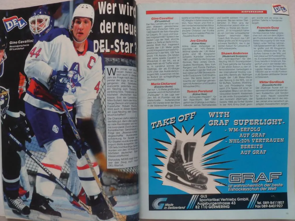 журнал Новости хоккея (Германия) - Сезон 1996-97 (постеры команд) 4