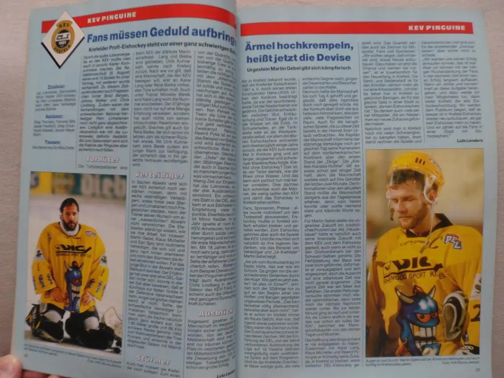 журнал Новости хоккея (Германия) - спецвыпуск 1995 4