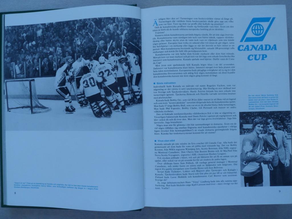 книга-фотоальбом История шведского хоккея 1976 6