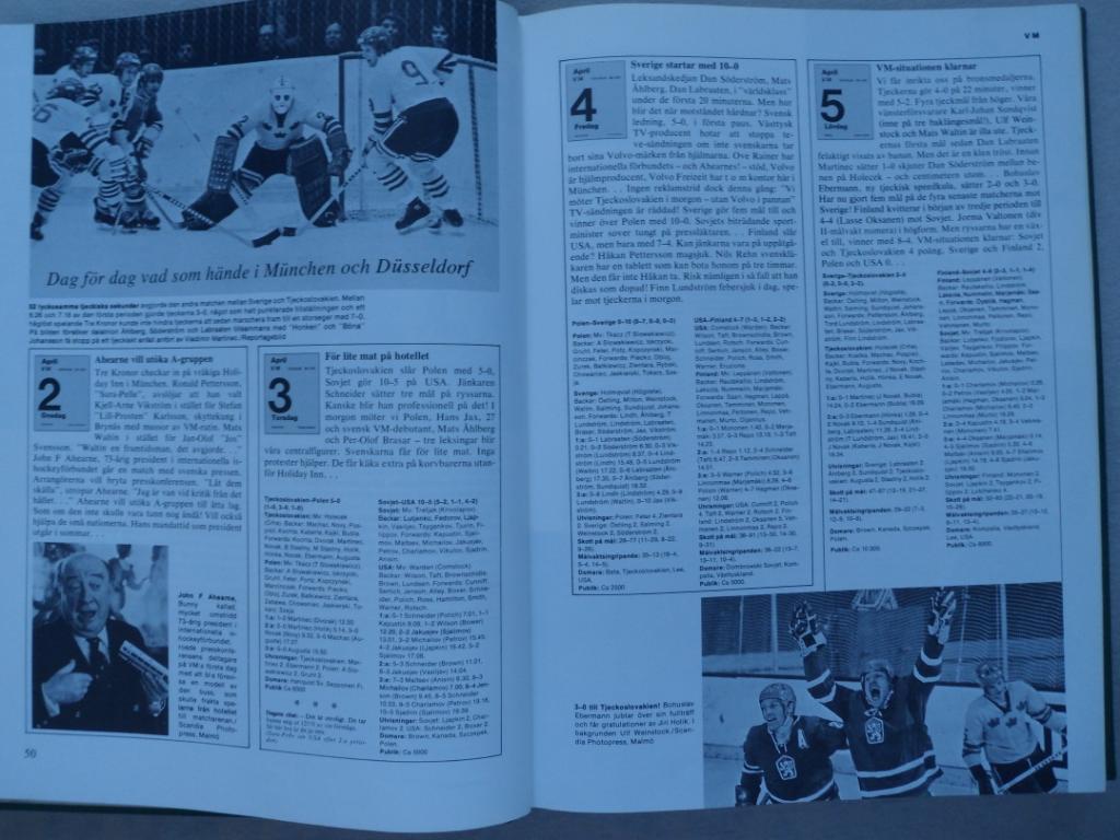 книга-фотоальбом История шведского хоккея 1975 5