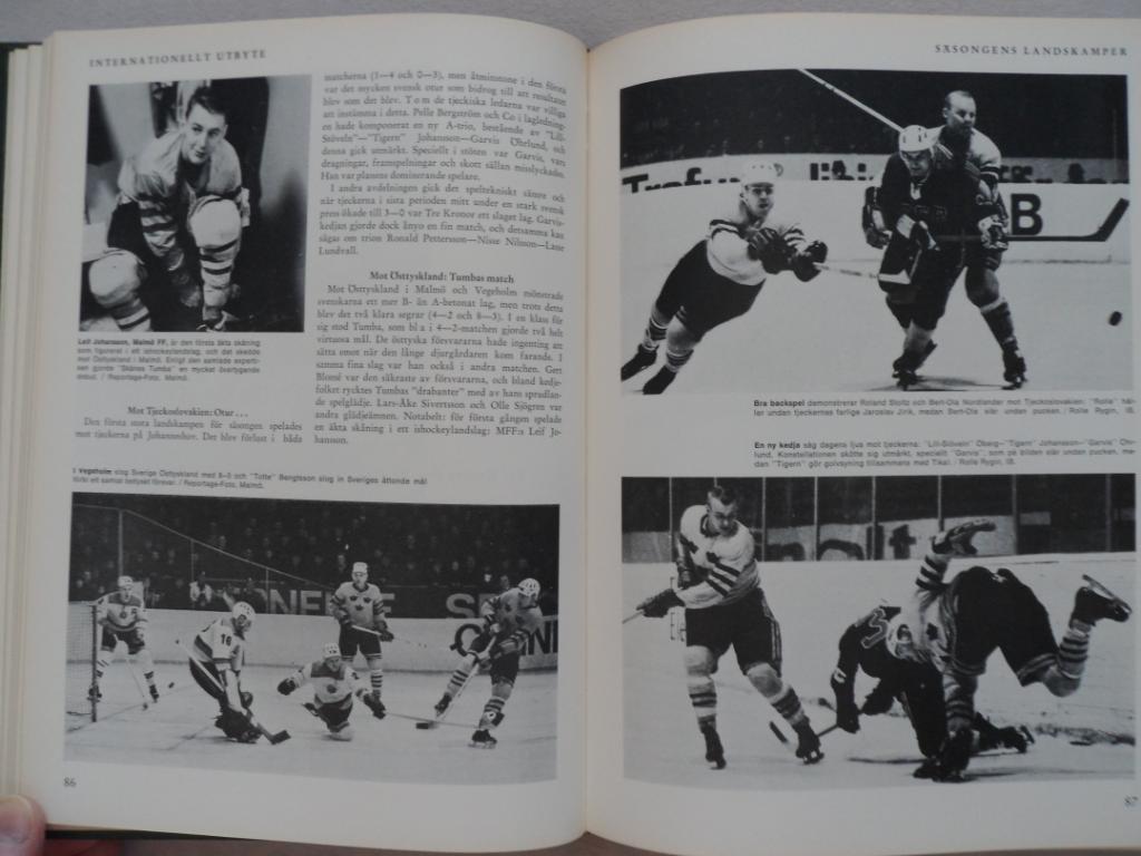 книга-фотоальбом История шведского хоккея 1965 4