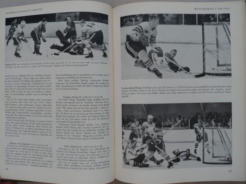 книга-фотоальбом История шведского хоккея 1962 6