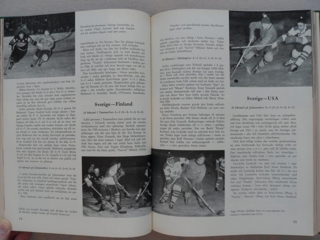 книга-фотоальбом История шведского хоккея 1958 5