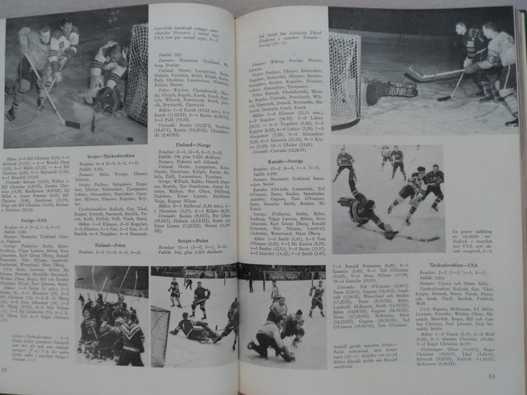 книга-фотоальбом История шведского хоккея 1958 7