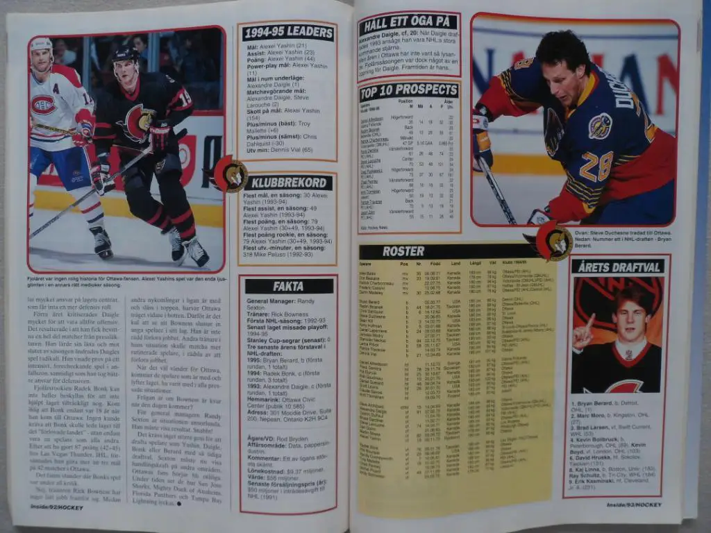 журнал Хоккей (Inside Hockey) №7 (1995) 3