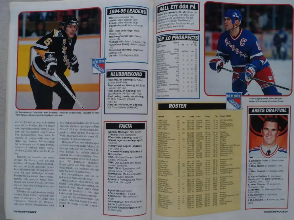журнал Хоккей (Inside Hockey) №7 (1995) 4