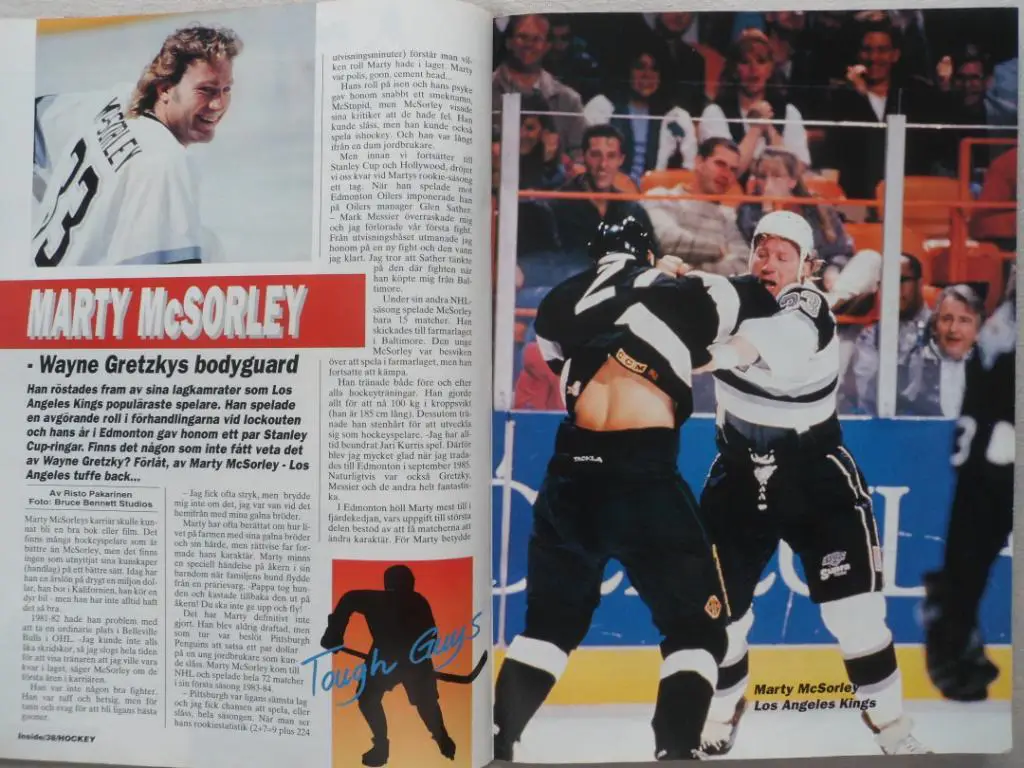 журнал Хоккей (Inside Hockey) №3 (1995) постеры Ягр, Модано, Кларк 1