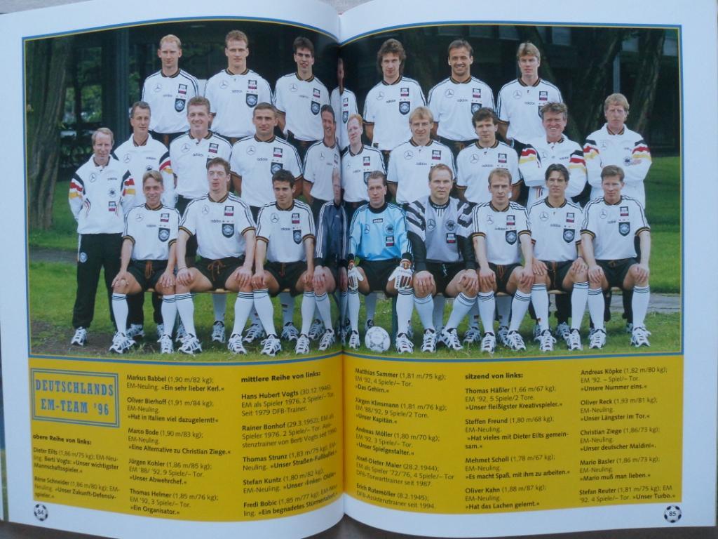 фотоальбом. Чемпионат Европы по футболу 1996 (с фото всех команд) 1