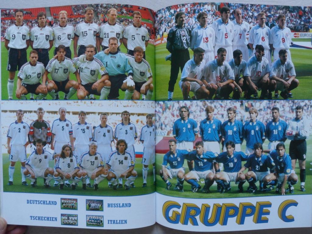 фотоальбом. Чемпионат Европы по футболу 1996 (с фото всех команд) 2