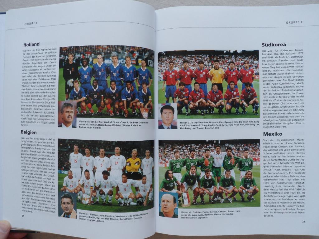фотоальбом Ф.Беккенбауер Чемпионат мира по футболу 1998 (фото всех команд) 3